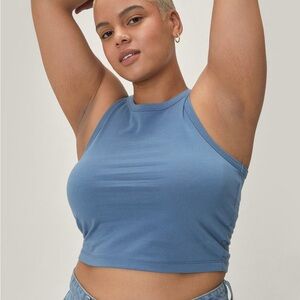 ✨BNWT - Nasty Gal Plus Size Jersey Racerback Crop Top - size 24✨